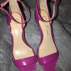 Hot Pink patient leather sandal